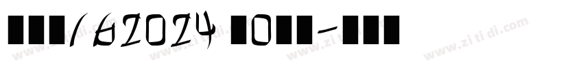 Paris2024 Bold字体转换